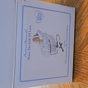 Precious Moments Baby Girl Rosary Box with Pink Rosary